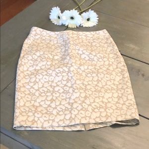 The Limited Cheetah Print Khaki Skirt